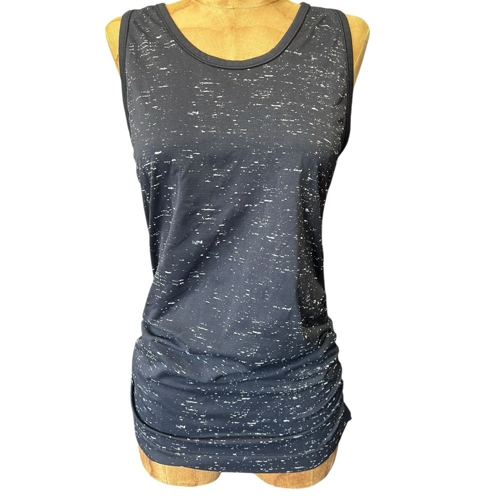 Athleta Gray and White Speckled Tank Top EUC M